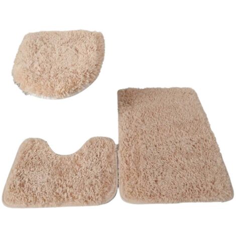 Housse de siège de toilette, tapis de bain, tapis de douche, tapis de sol pour salle de bain, C (1/5)