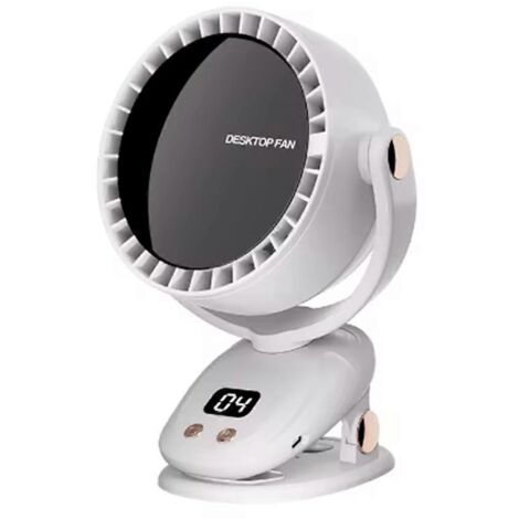Ventilateur à pince USB sans pales - Recharge sans fil pour le camping (1/5)