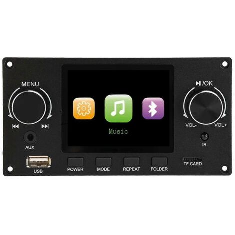 Décodeur audio sans perte TFT 2,8 pouces avec prise en charge I2S et USB (1/5)