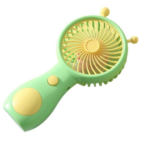 Mini ventilateur de chargement portable en forme d'escargot, rechargeable par USB. (1/5)
