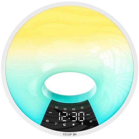 Réveil lumineux intelligent avec prise européenne apaisante (1/5)