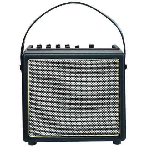 Amplificateur de guitare électrique 30 W OTG BT, compatible avec piles et prise européenne.