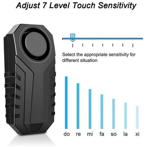 Alarme de vibration pour moto/vélo étanche IP55 (1/5)