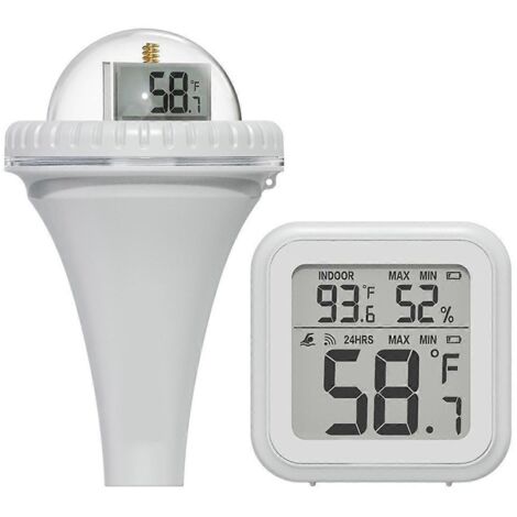 Ensemble thermomètre flottant pour piscine extérieure (1/5)