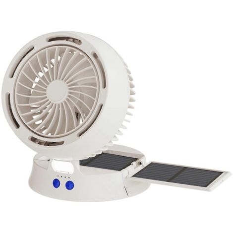 Ventilateur solaire portable avec chargement USB (1/5)