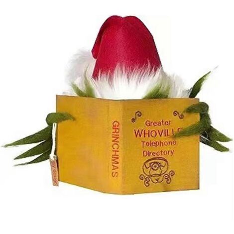 Décoration de Noël en peluche amusante à carreaux (1/5)