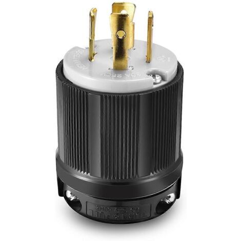 Connecteur mâle/femelle NEMA L15-30P/30C, 30 A, 250 V CA (1/5)