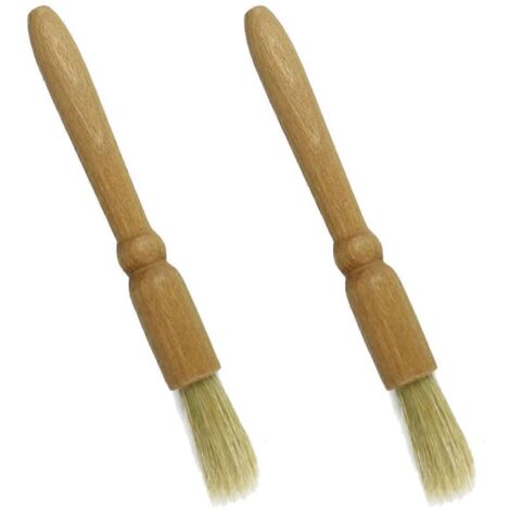 Brosse pour moulin à café, brosse de nettoyage pour cafetière, brosse en bambou et bois B (1/5)