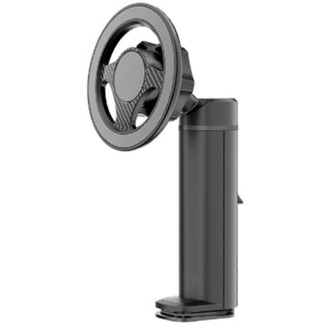 Support magnétique pour téléphone portable en avion, à fixer sur le siège arrière de votre voiture. Rotation à 360°. (1/5)
