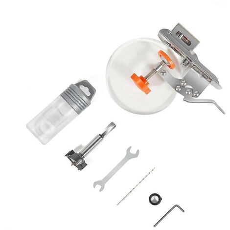 Kit de gabarit pour charnières invisibles, outil d'installation de charnières de porte de 0 à 30 mm (1/5)