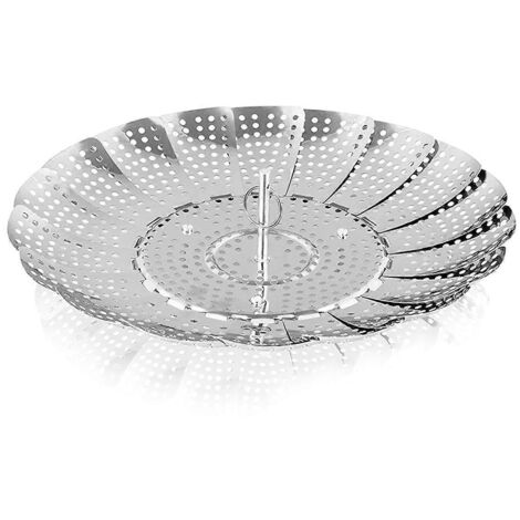 Panier vapeur pour légumes, panier vapeur en acier inoxydable (1/5)