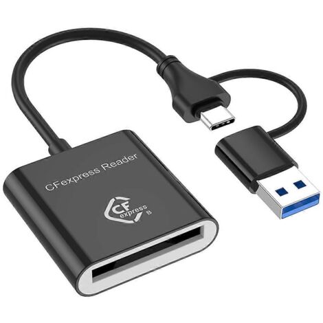 Lecteur de cartes CFexpress Type B pour Android et Windows XP/Vista/7/8/8.1/10/11 (1/5)