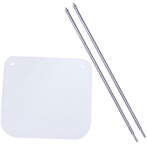 Outil de meulage artistique avec lunette en acrylique, protection anti-éclaboussures et tige de montage. (1/5)