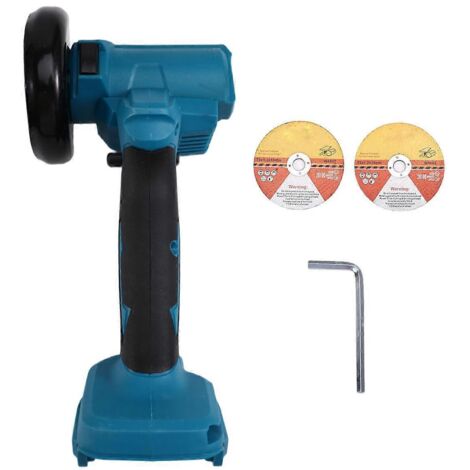 Machine de polissage sans fil Meuleuse de coupe + 2 disques de coupe Outil électrique (1/5)