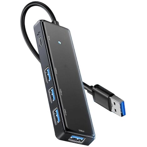 Hub USB-C 3.0 à 5 ports, station d'accueil, hub de type C (1/5)