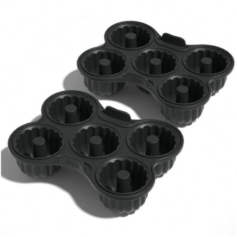Moule à beignets en silicone pour friteuse à air chaud (2 pièces) (1/5)