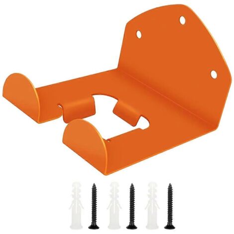 support de rangement pour outils de jardinage et coupe-bordures, idéal pour le garage. (1/5)