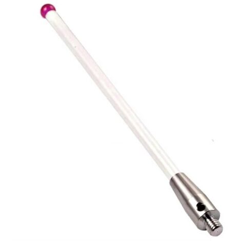 Tige A à stylet en céramique à tête rubis, filetage L100, diamètre extérieur 5 mm (1/5)