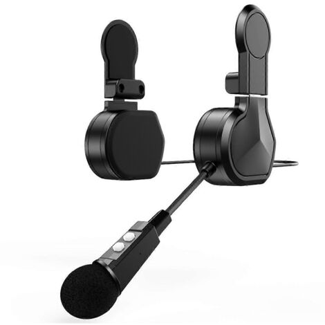 Écouteurs Bluetooth pour casque, fixation magnétique double oreillette (1/5)
