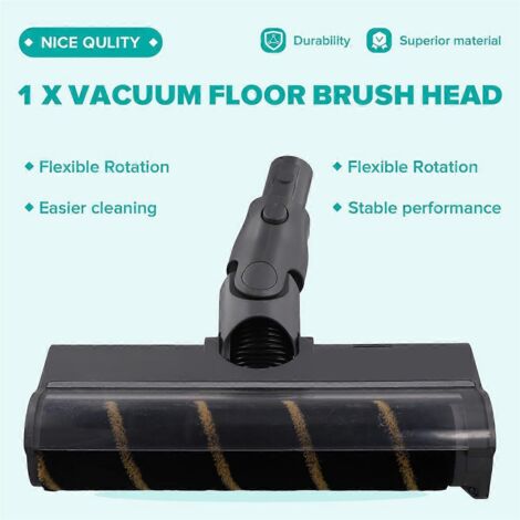 Pour brosse rotative avec tête de brosse pour sols à LED verte (1/5)