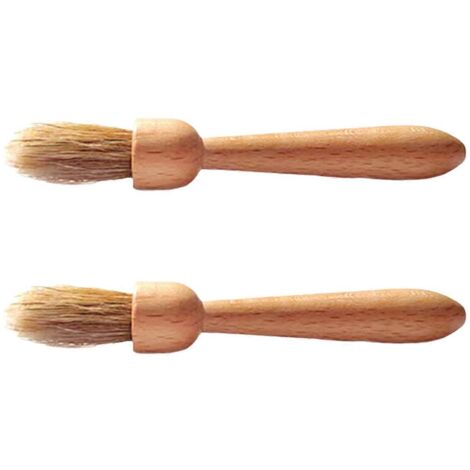Brosse pour moulin à café, brosse de nettoyage pour cafetière, brosse en bambou et bois A (1/5)
