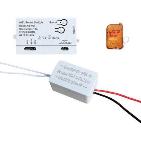 Module de domotique avec minuterie et interrupteur intelligent WiFi (1/5)