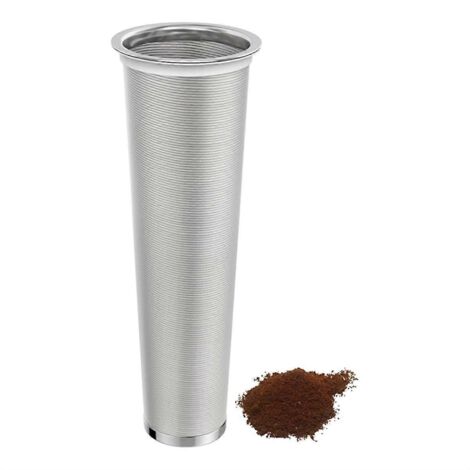 Filtre à café infusé à froid pour pichet Mason Jar en verre de 1,9 L (64 oz) - Maille fine (1/5)