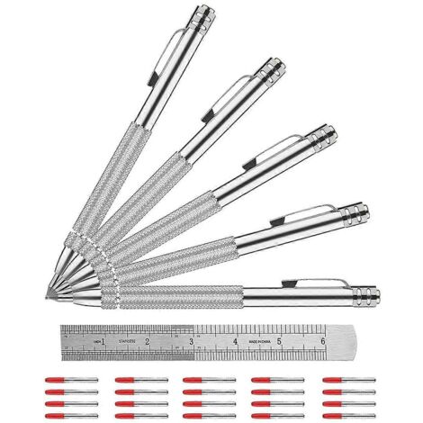 Ensemble de pointes à graver en carbure de tungstène, outil de gravure magnétique moleté (1/5)
