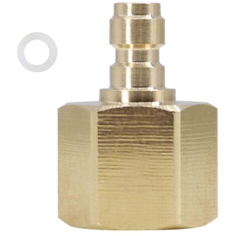 Raccord rapide en cuivre M16 pour remplissage, embout adaptateur, déconnexion 8 mm (1/5)