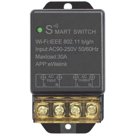 Relais WiFi intelligent, interrupteur intelligent, 220 V/110 V CA, 30 A (1/5)