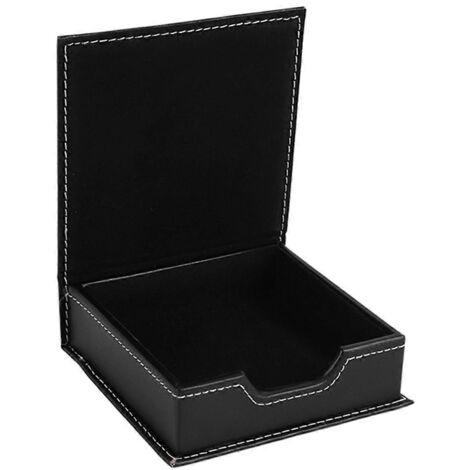 Boîte à notes en cuir PU - Fournitures de bureau et scolaires A (1/5)