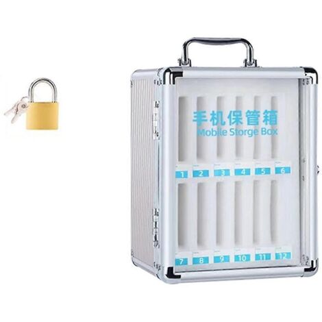 Armoire de rangement pour téléphone portable, prison murale pour téléphone portable, 12 bits (1/5)