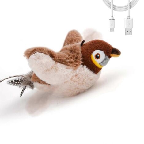 Jouets pour chats, oiseaux battants, jouets pour animaux de compagnie rechargeables par USB (1/5)