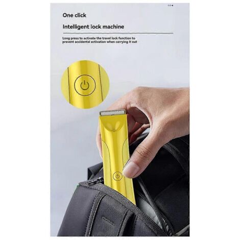 Appareil de rasage et de tondeuse corporelle pour femmes rechargeable par USB (1/5)