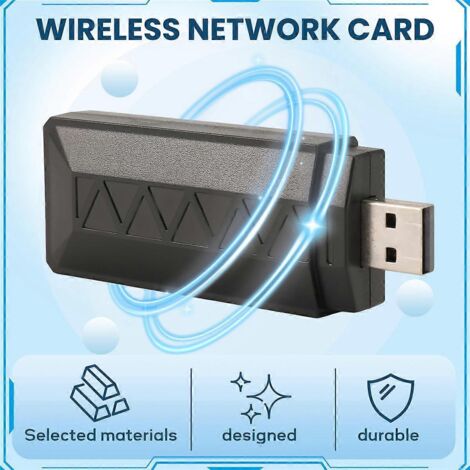 Adaptateur Wi-Fi USB sans fil AR9271 2,4 GHz/150 Mbps pour Linux, A (1/5)