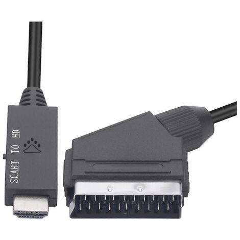 Adaptateur SCART HD 1080p compatible SCART mâle vers HD femelle (1/5)