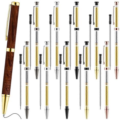 Kit de tournage de stylos en bois 10 pièces, kit de tournage de stylos fins 7 mm (1/5)