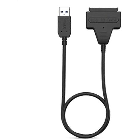 Câble adaptateur SATA vers USB 3.0 pour disques SSD/HDD 2,5 pouces (1/5)