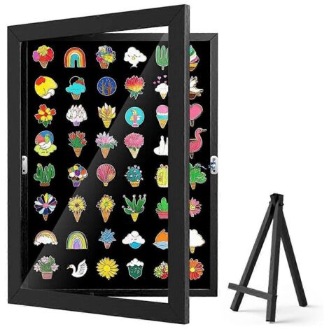 Vitrine pour pins émaillés, 32,8 x 24 cm (12,91 x 9,45 pouces)