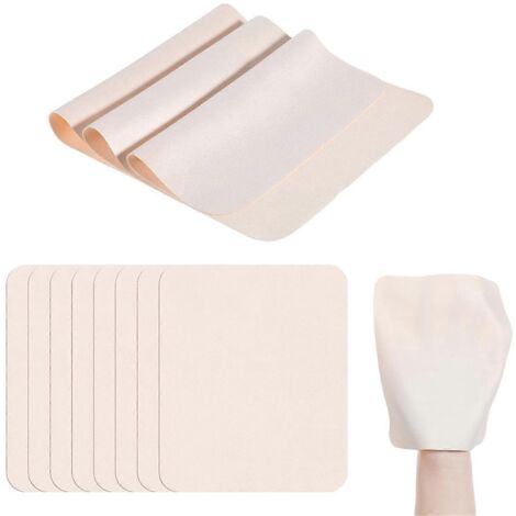 15 pièces de chiffon en chamois, outils de finition pour poterie en chamois prédécoupé (1/5)