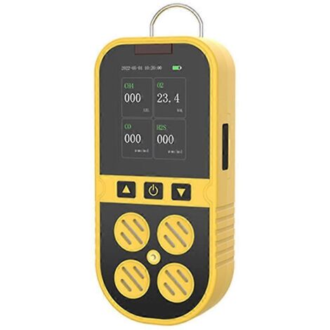 Détecteur de gaz 4 en 1 avec capteurs et alarme portable de danger (1/5)