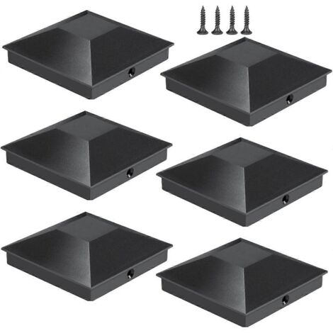 Embouts de poteaux de clôture en bois (3,5 po x 3,5 po), étanches et résistants aux UV (1/5)