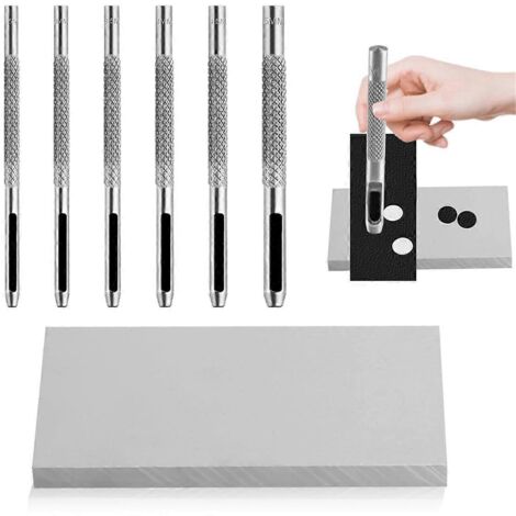 Outil de perforation en 9 pièces, jeu de poinçons creux pour la couture (1/5)