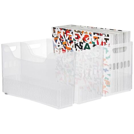Lot de 3 organisateurs de rangement pour papier scrapbooking avec roulettes (1/5)