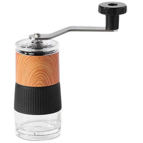 Moulin à café manuel, machine à café couleur imitation bois (1/5)