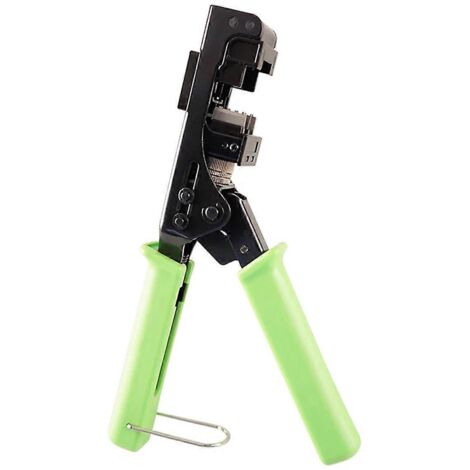 Outil de sertissage Keystone Jack à 90 degrés, compatible avec les câbles modulaires CAT5/5e. (1/5)