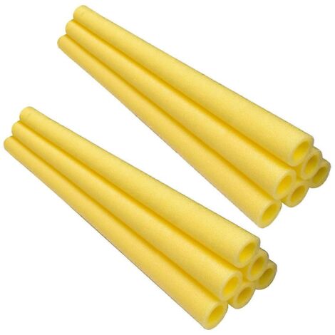 Housses de protection pour poteaux de trampoline, manchons de protection jaunes (1/5)