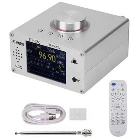 Récepteur radio numérique de bureau open source à bande complète TEF6686 (1/5)