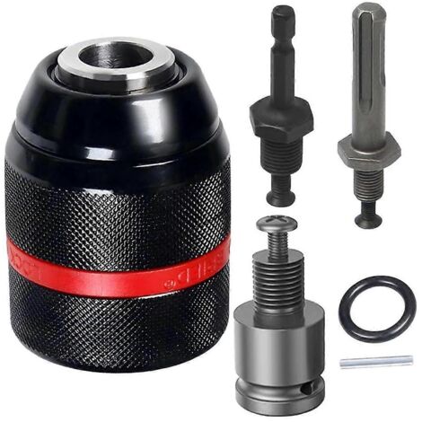 Mandrin de perçage sans clé à serrage automatique 1,5-13 mm avec filetage 1/2-20UNF (1/5)