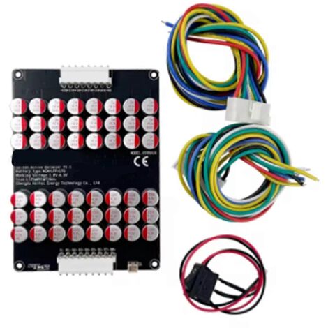 Équilibreur actif pour batterie au lithium 12-16S 5A avec interrupteur (1/5)